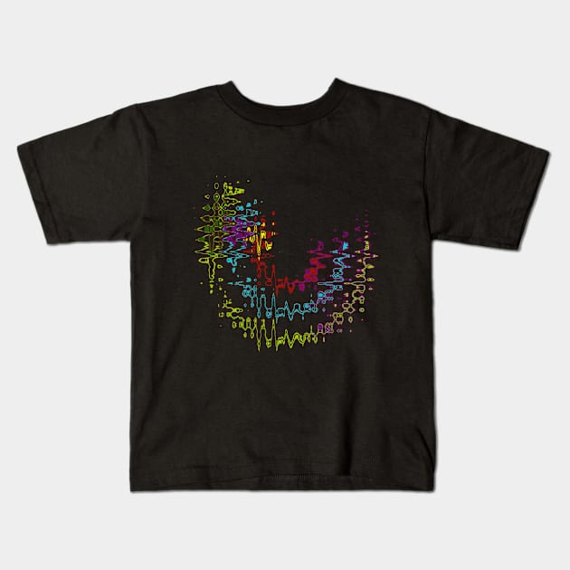 Alien Frequency Kids T-Shirt by VarietyStarDesigns